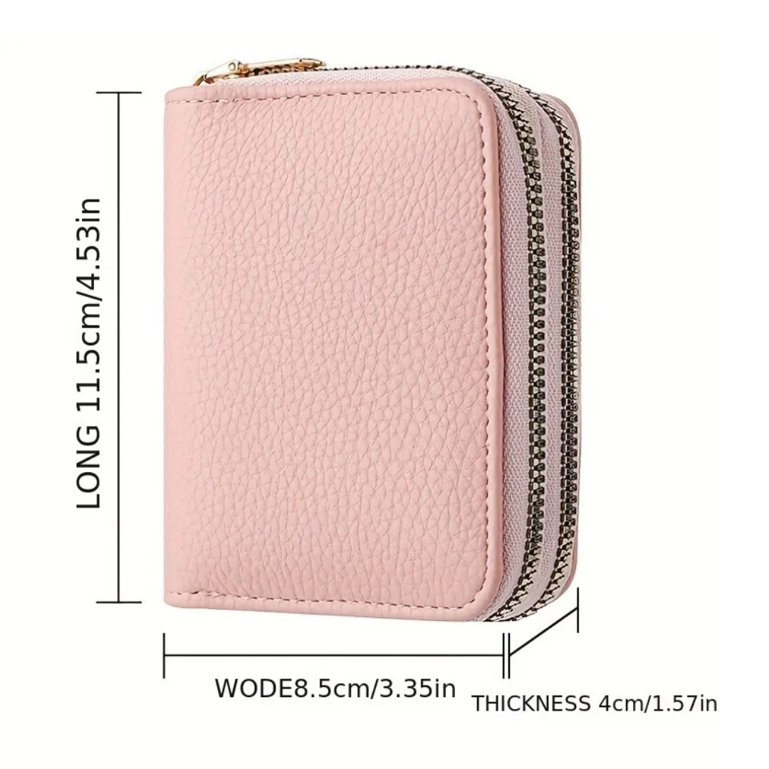 MiniWallet - Trendy Lychee Print Wallet