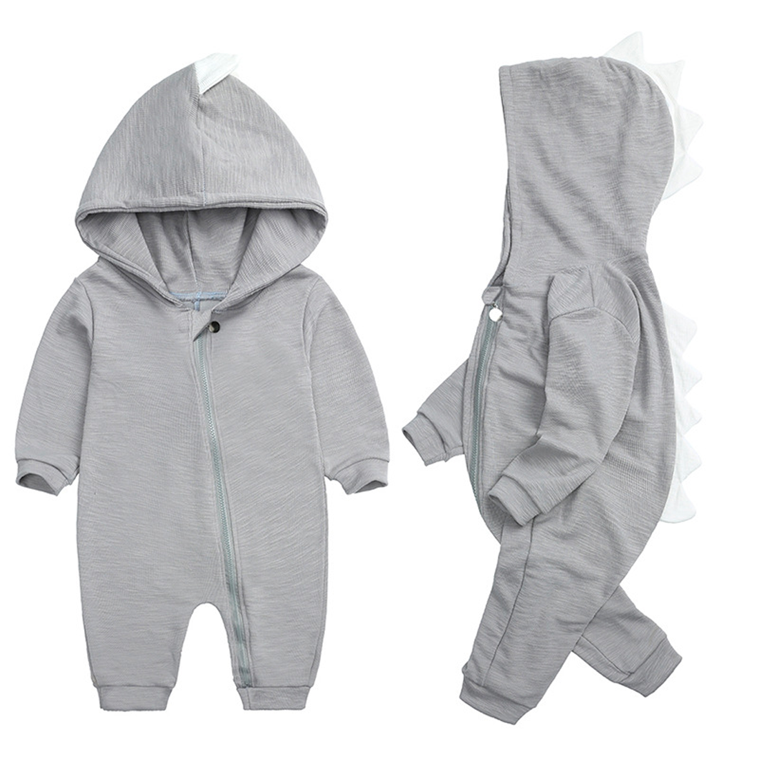 DinoDream – Cute Baby Bodysuit with Hood
