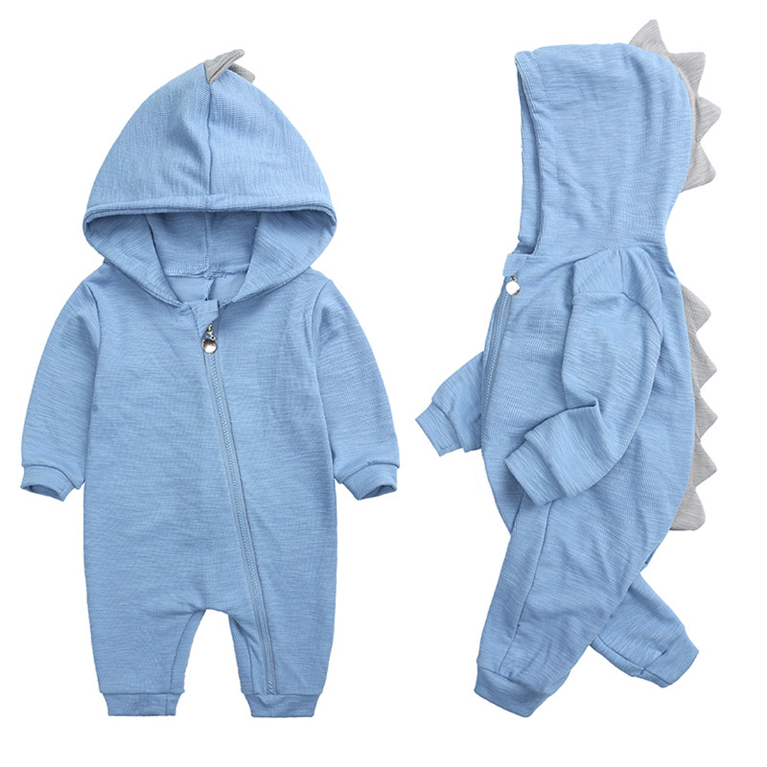DinoDream – Cute Baby Bodysuit with Hood