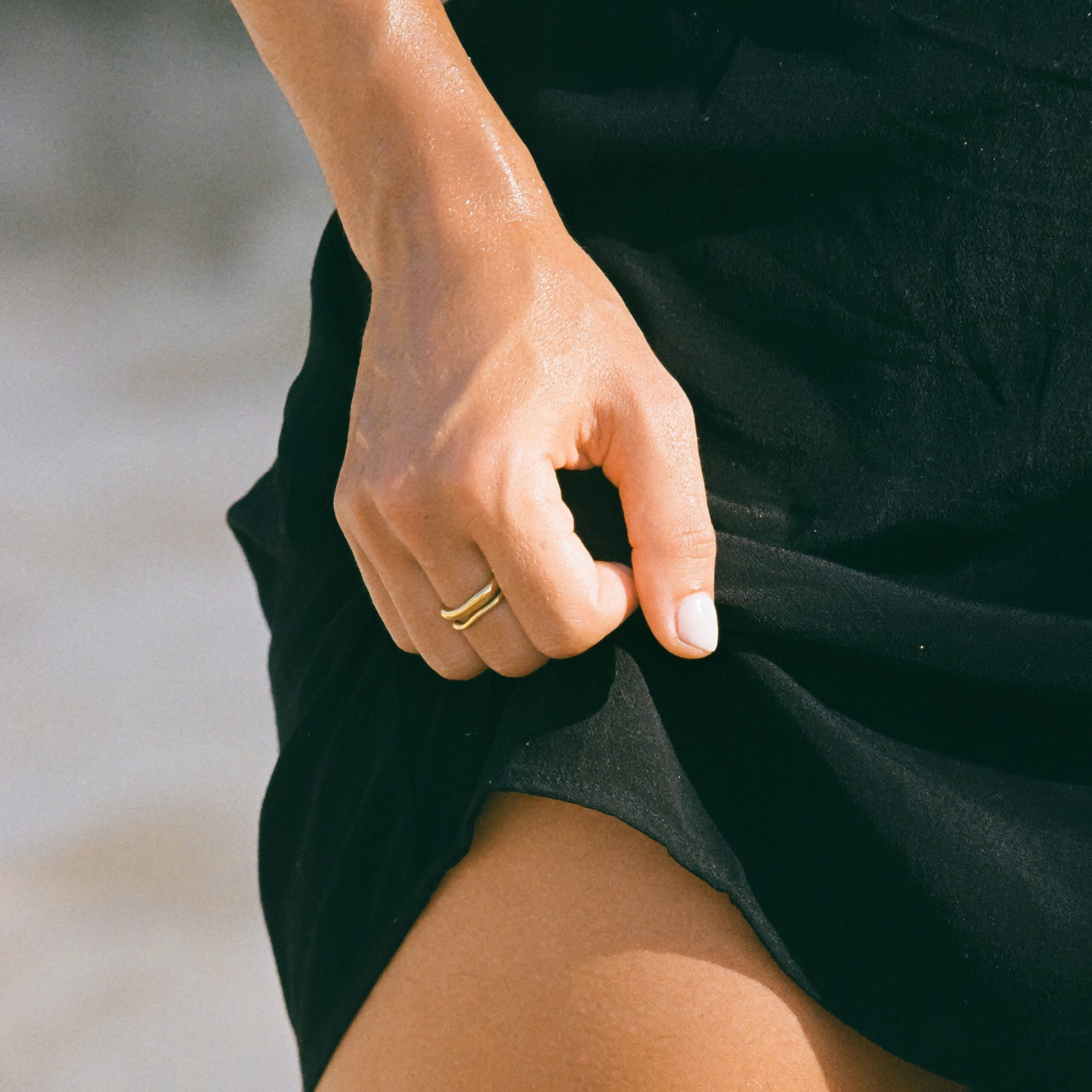 Elegant Stacking Ring Set - Luna