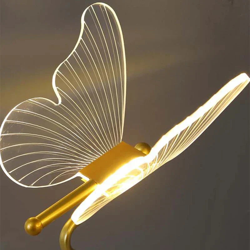 ButterflyLuxe - Elegant LED Table Lamp in Butterfly Design