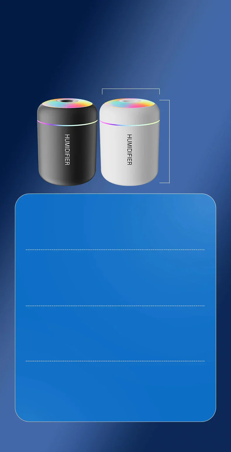 MiniMist – Kompakt USB Luftrenare för Bil och Sovrum