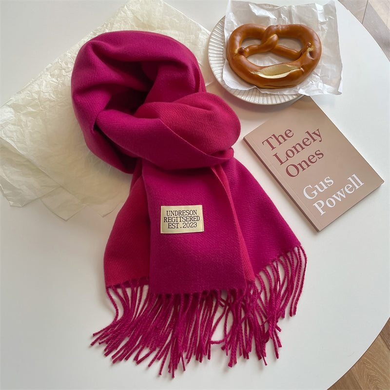 LuxeTwist Scarf - Elegant Double-Sided Pashmina