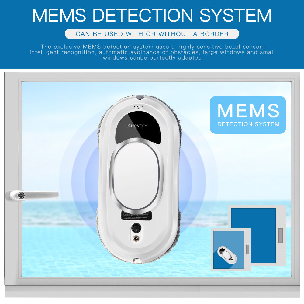 CleanBot - Smart Robot Window Cleaner with Remote Control