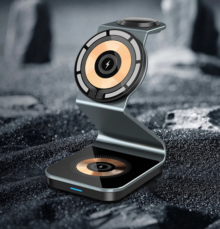 Chargy Pro - Stylish Magnetic Wireless 3-in-1 Charger