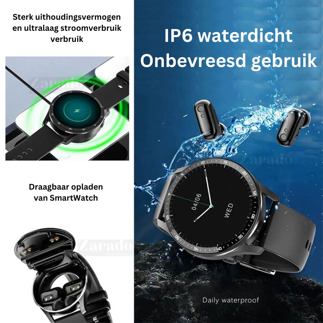SmartLink Watch – Innovative Smartwatch with Wireless Headphones