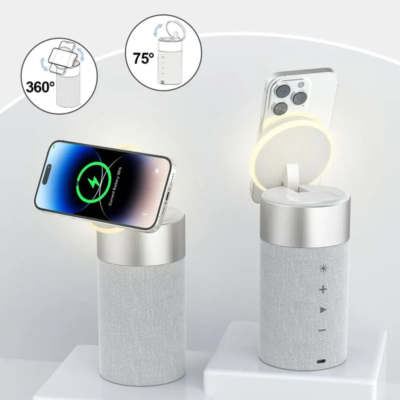 SoundWave Pro - Portable Bluetooth Speaker with Powerbank