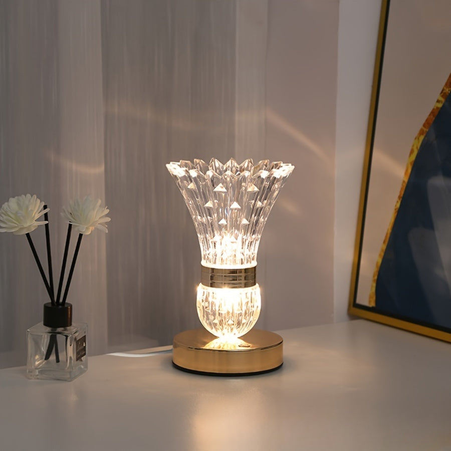 VaseLicht - LED Crystal Table Lamp with Dimmable Mood Light
