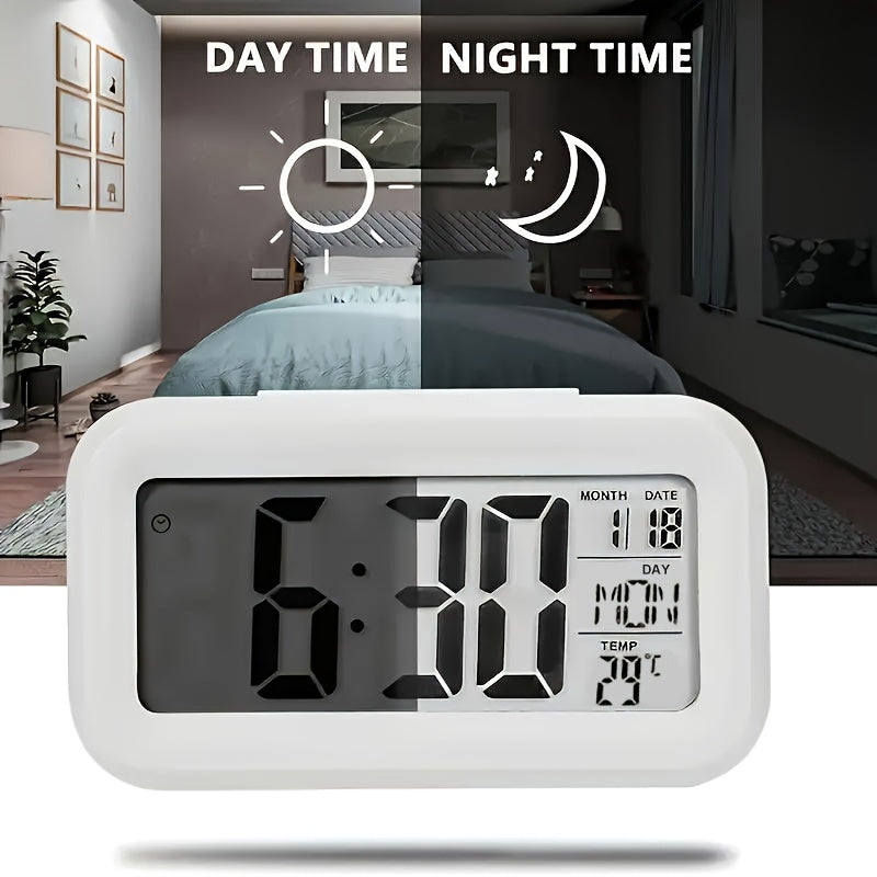 MelodyTime Clock - Digital Alarm Clock with Temperature