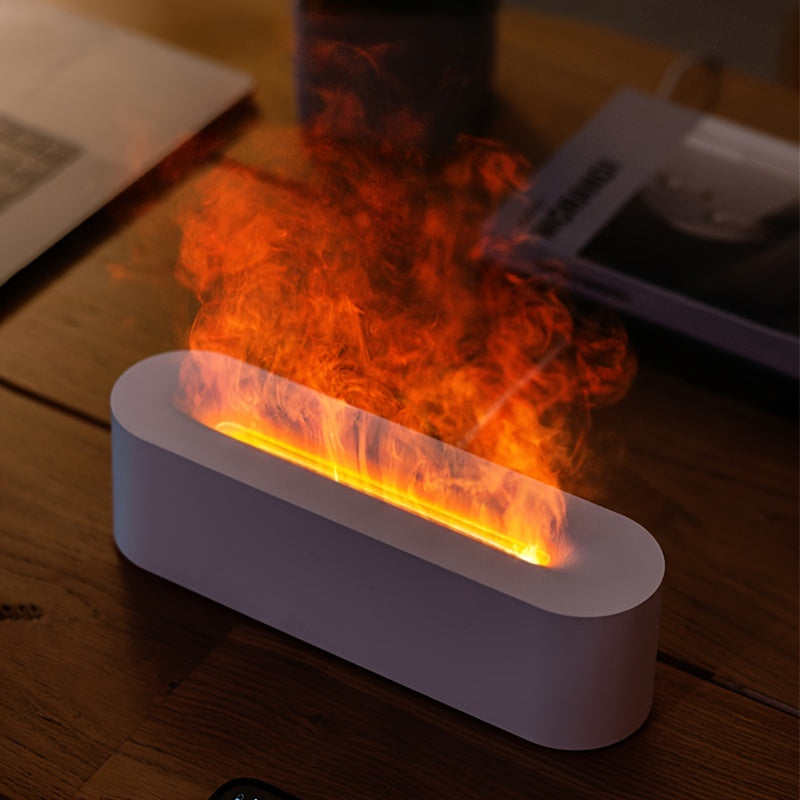 FlameGlow – USB Aroma Lamp with Colorful Flame