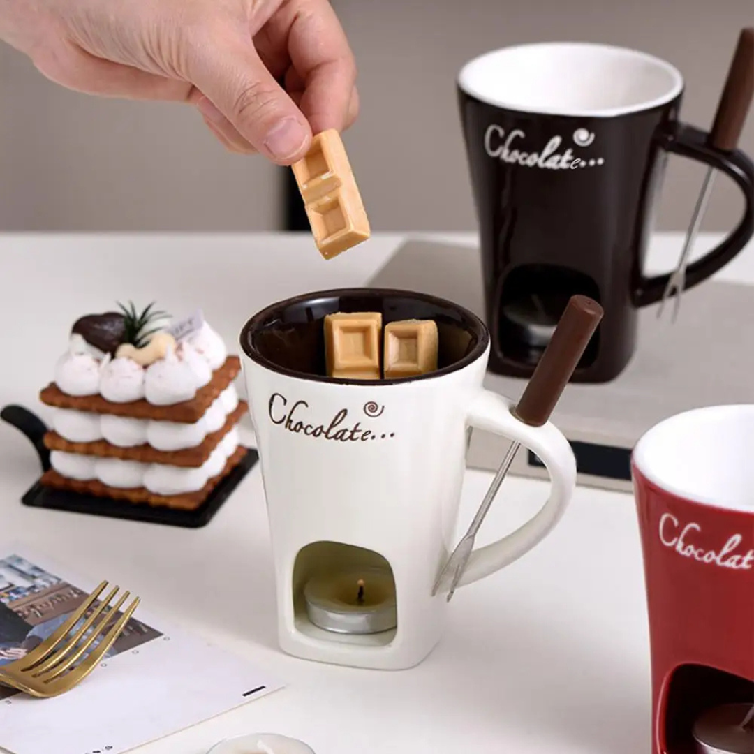 ChocoFondue - Elegant Bowl for Meltable Chocolate and Cheese