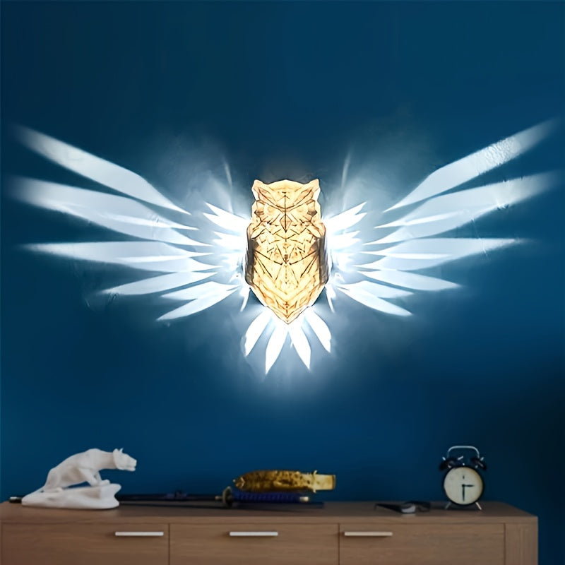 UggleLjus Vägglampa - Geometrisk LED Väggdekoration