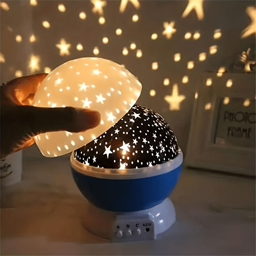 StarryDream Projector – Colorful Starlight with 360° Rotation