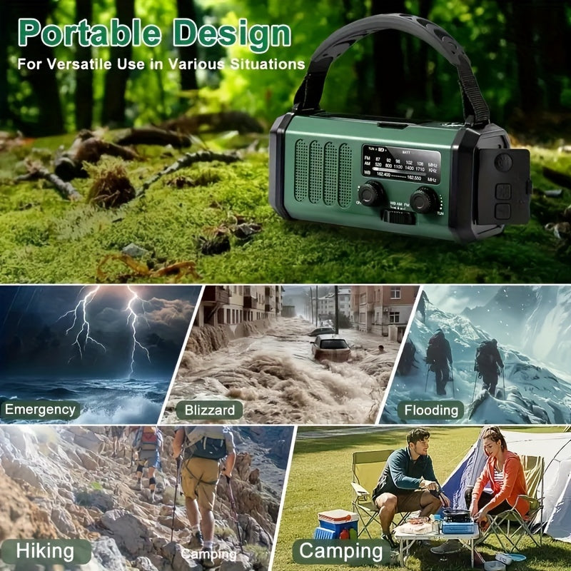 SurvivorPower - Durable Emergency Radio with Multiple Functions