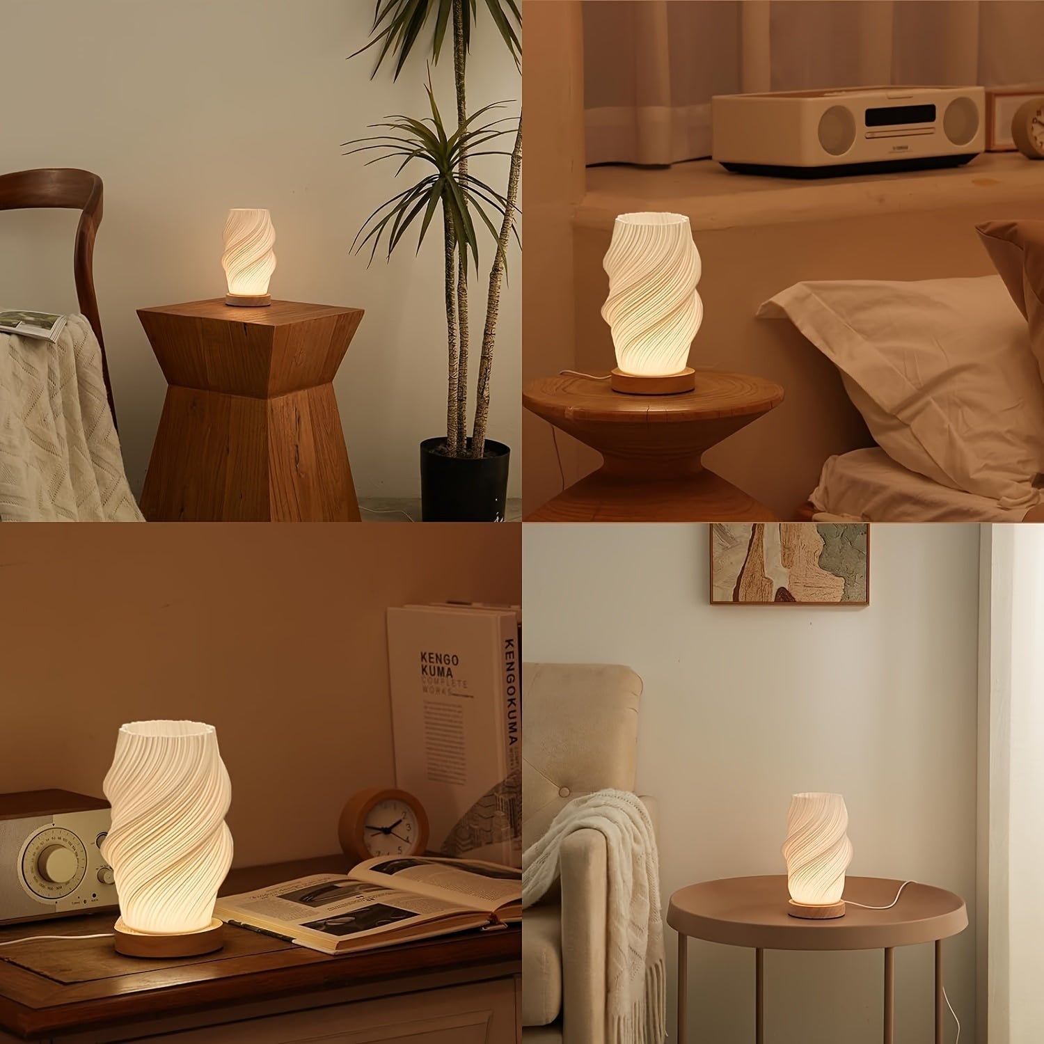 FantasieGlow – Adjustable USB Table Lamp with Button