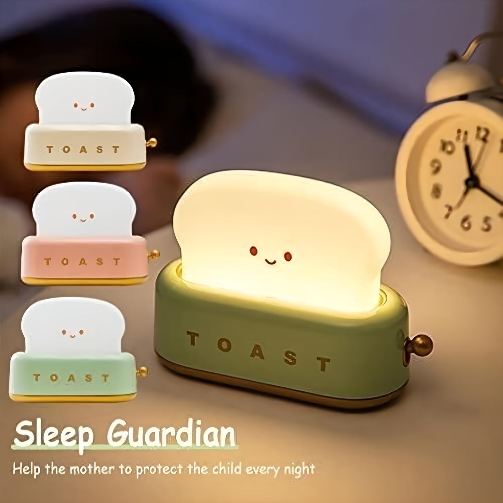 LumiToast - USB LED Table Lamp with Warm Glow
