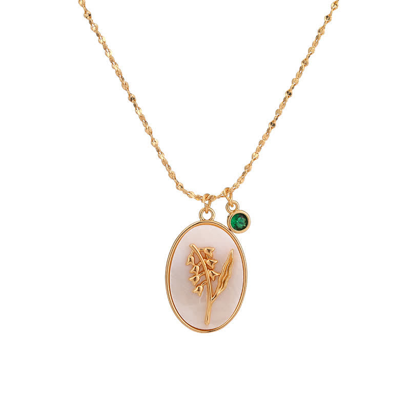 Aurora Birthstone and Birth Flower Necklace – A Personal Jewelry for My Loved Ones