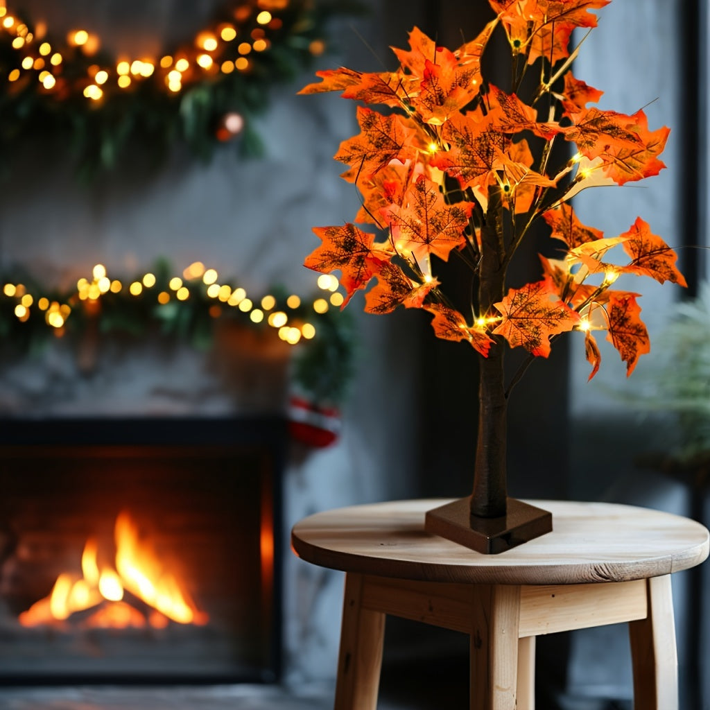 MapleGlow – LED Maple Tree Table Lamp with USB