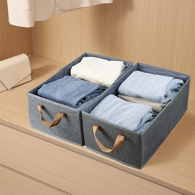 ChicOrganize - Elegant Folding Storage Baskets Set of 3