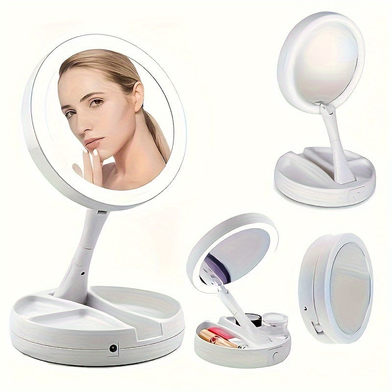 GlowMirror - Portable Make-up Mirror with LED