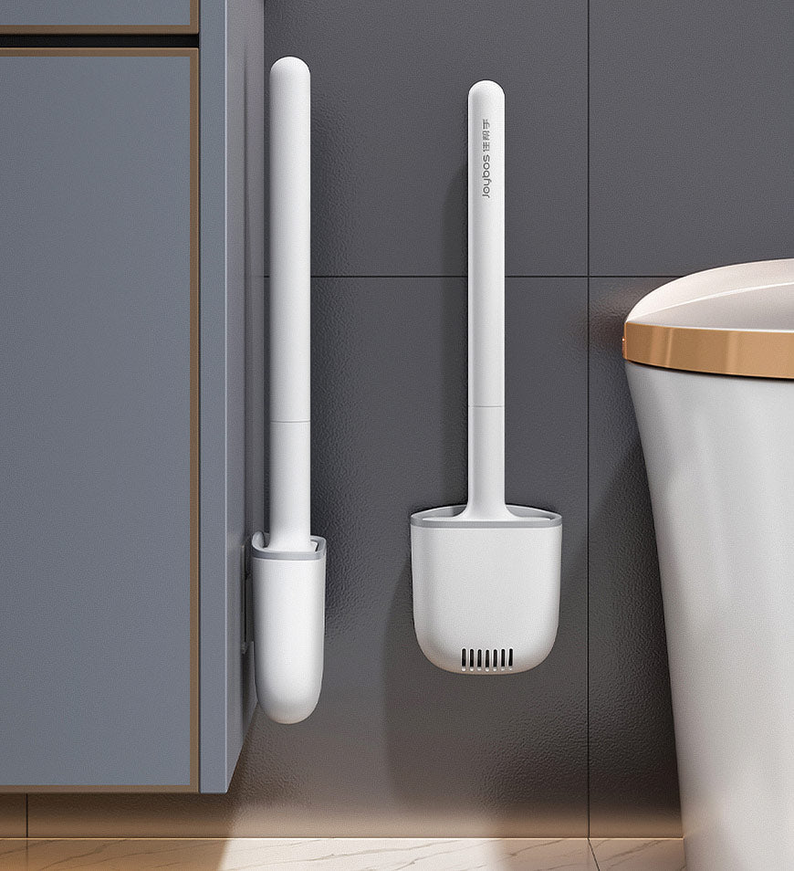 SiliClean – Antibacterial Wall-mounted Toilet Brush with Silicone