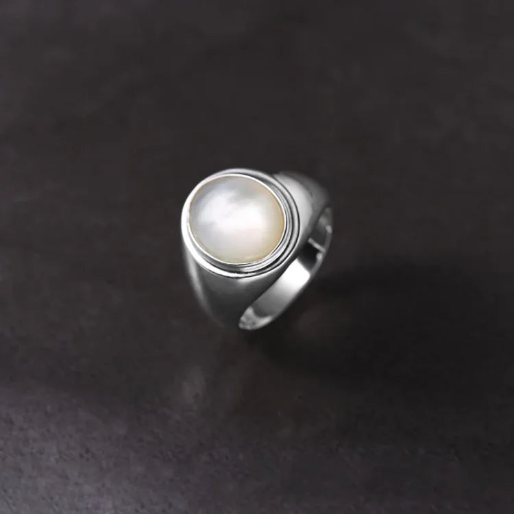 Isla Pinctada Albina Ring in Sterling Silver