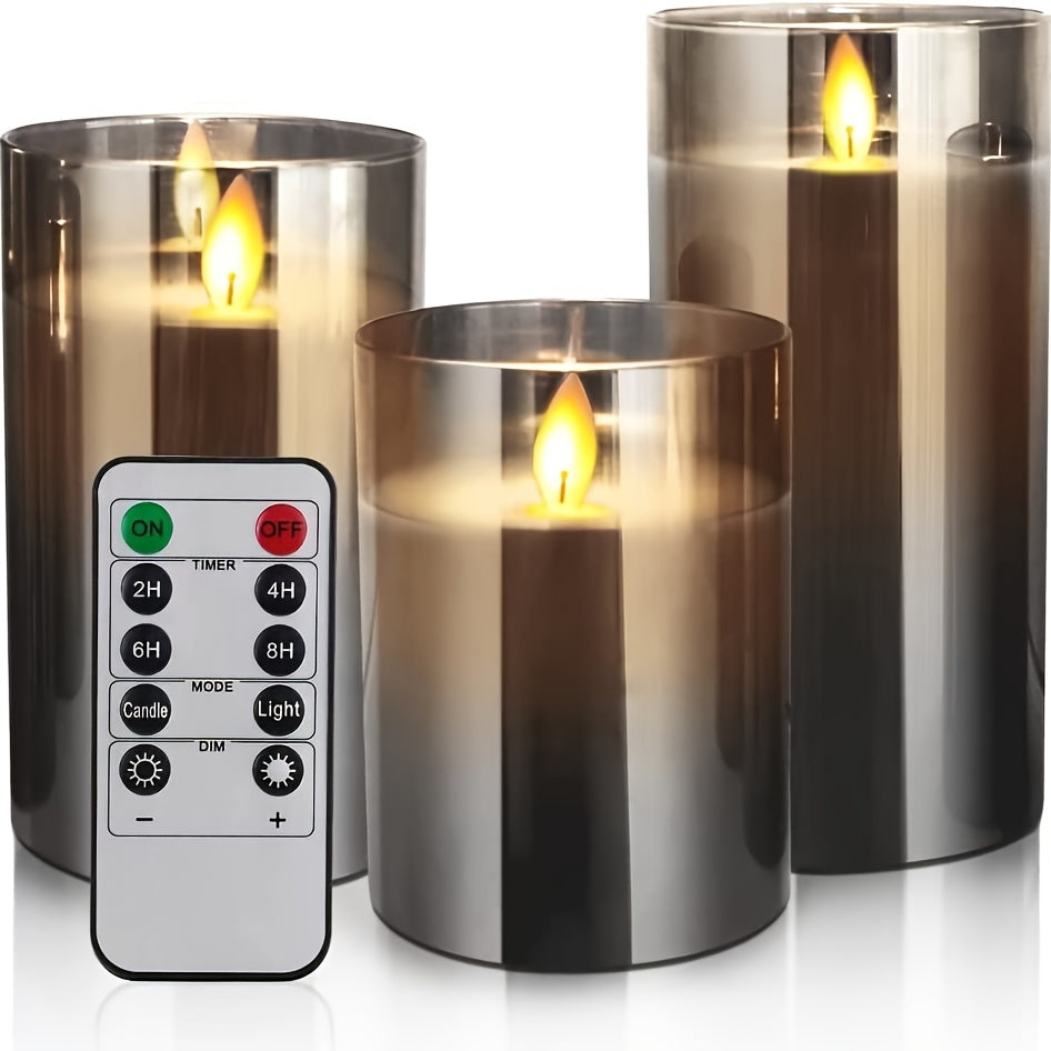 GlowCandle - Elegant LED Candle Set with Remote Control