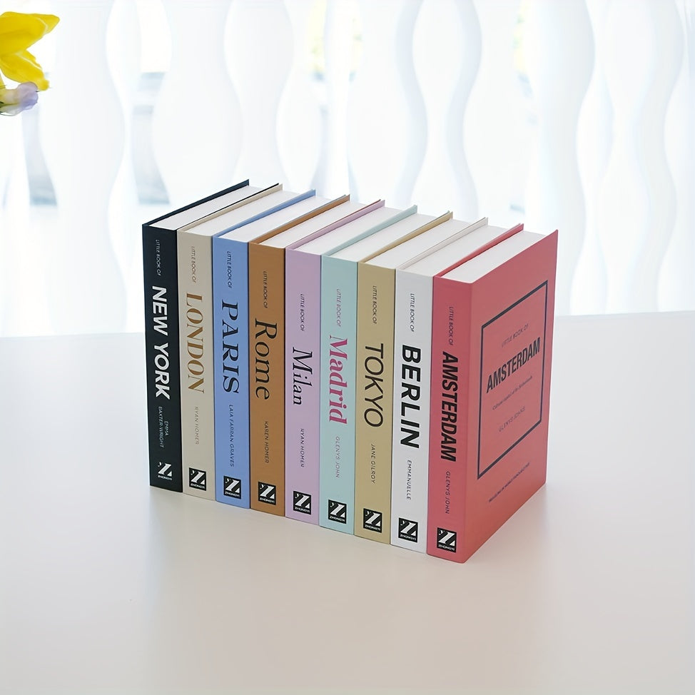 ChicBooks - Elegant Bookends Set in Cream Color