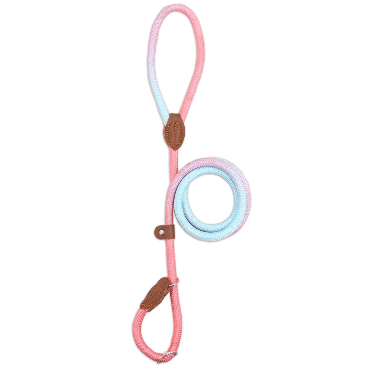 Clémentine Leather Leash – Colorful Dog Leash for Stylish Walks