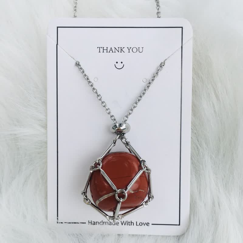 Elegant natural crystal necklace - Iris edition