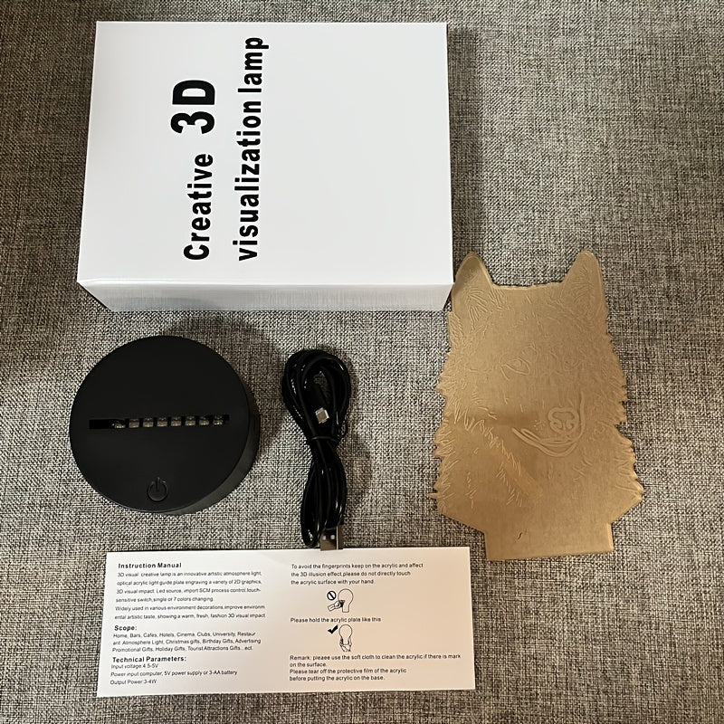 WolfLicht – 3D Mood Light with Touch Function