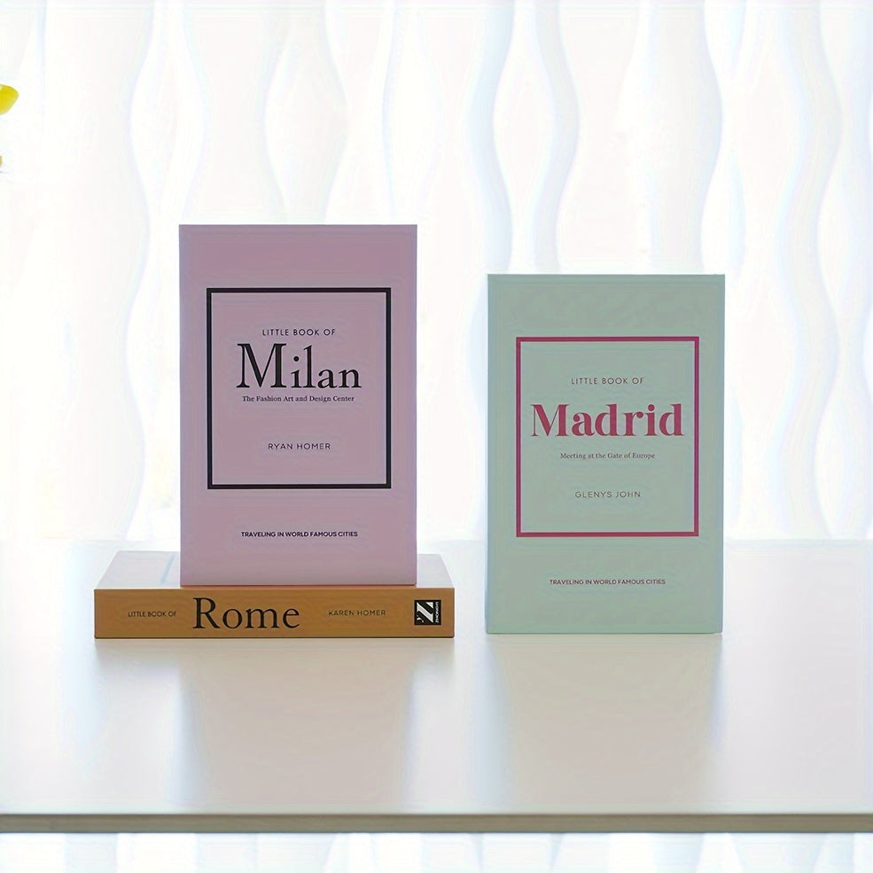 ChicBooks - Elegant Bookends Set in Cream Color