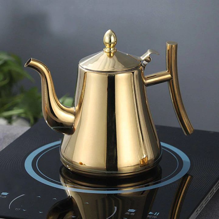 Stylish Infusio Teapot - in Stainless Steel for Perfect Teatimes