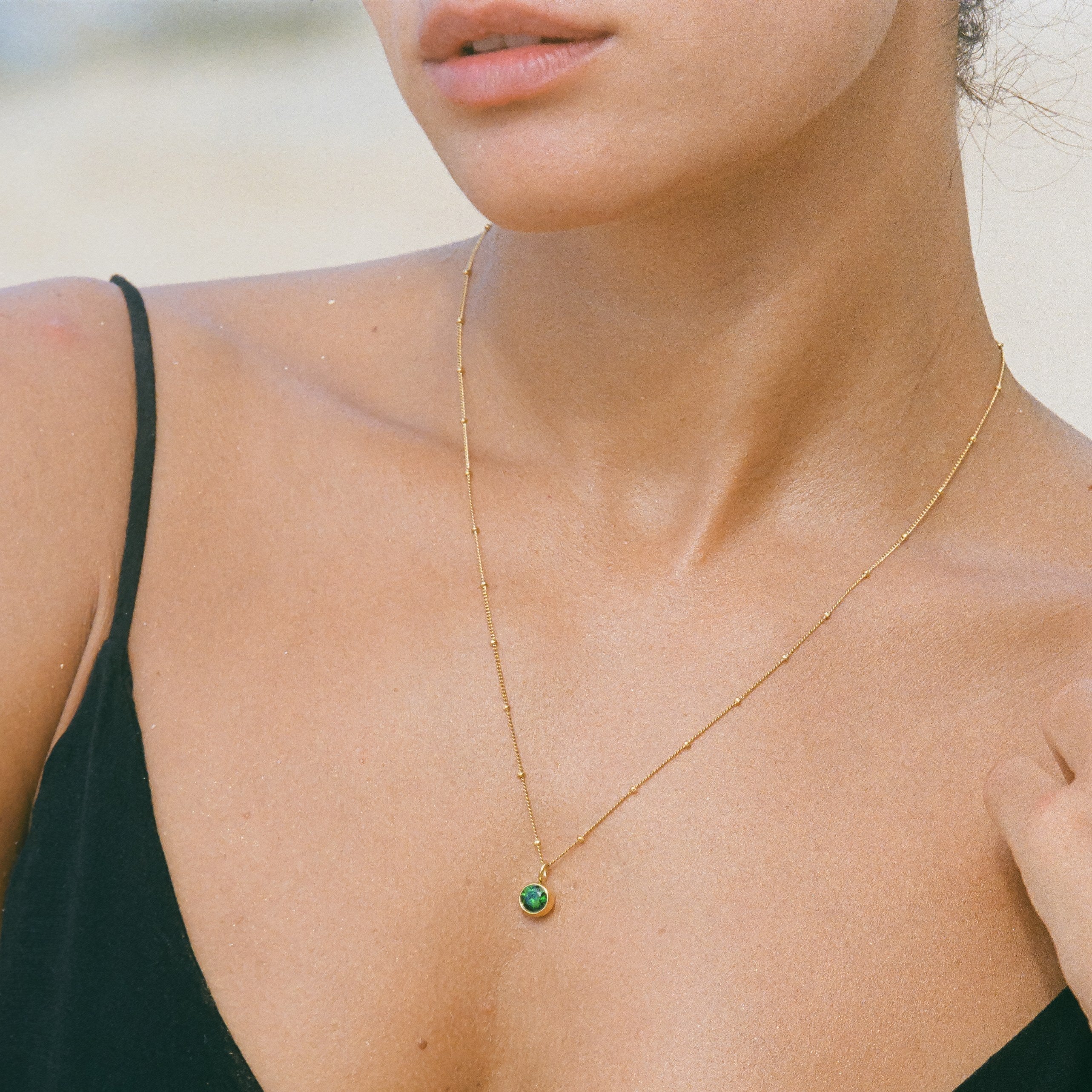 Aurora Birthstone Necklace - An Enchanting Connection