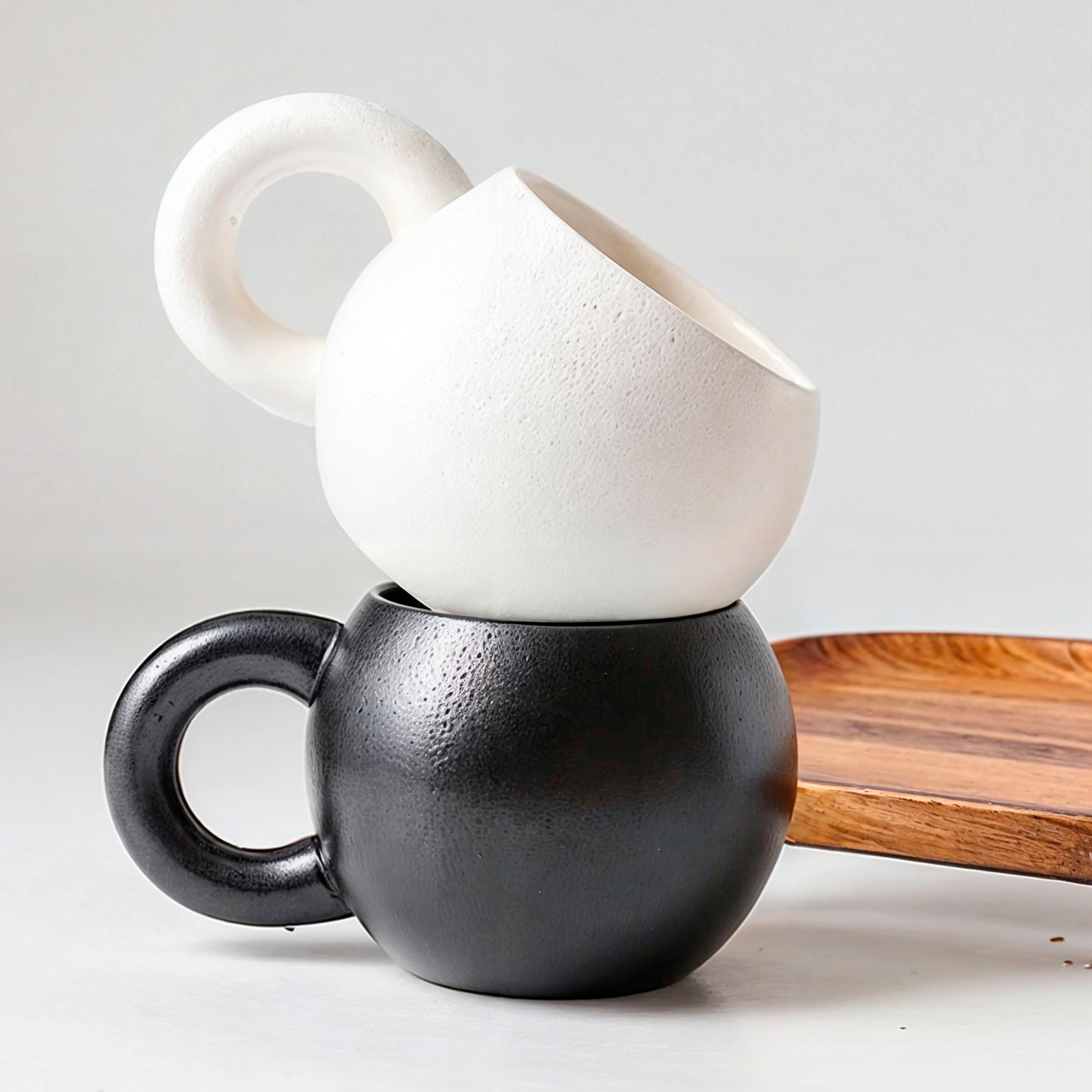 Stella Cup – Luxurious Geometric Porcelain Mug
