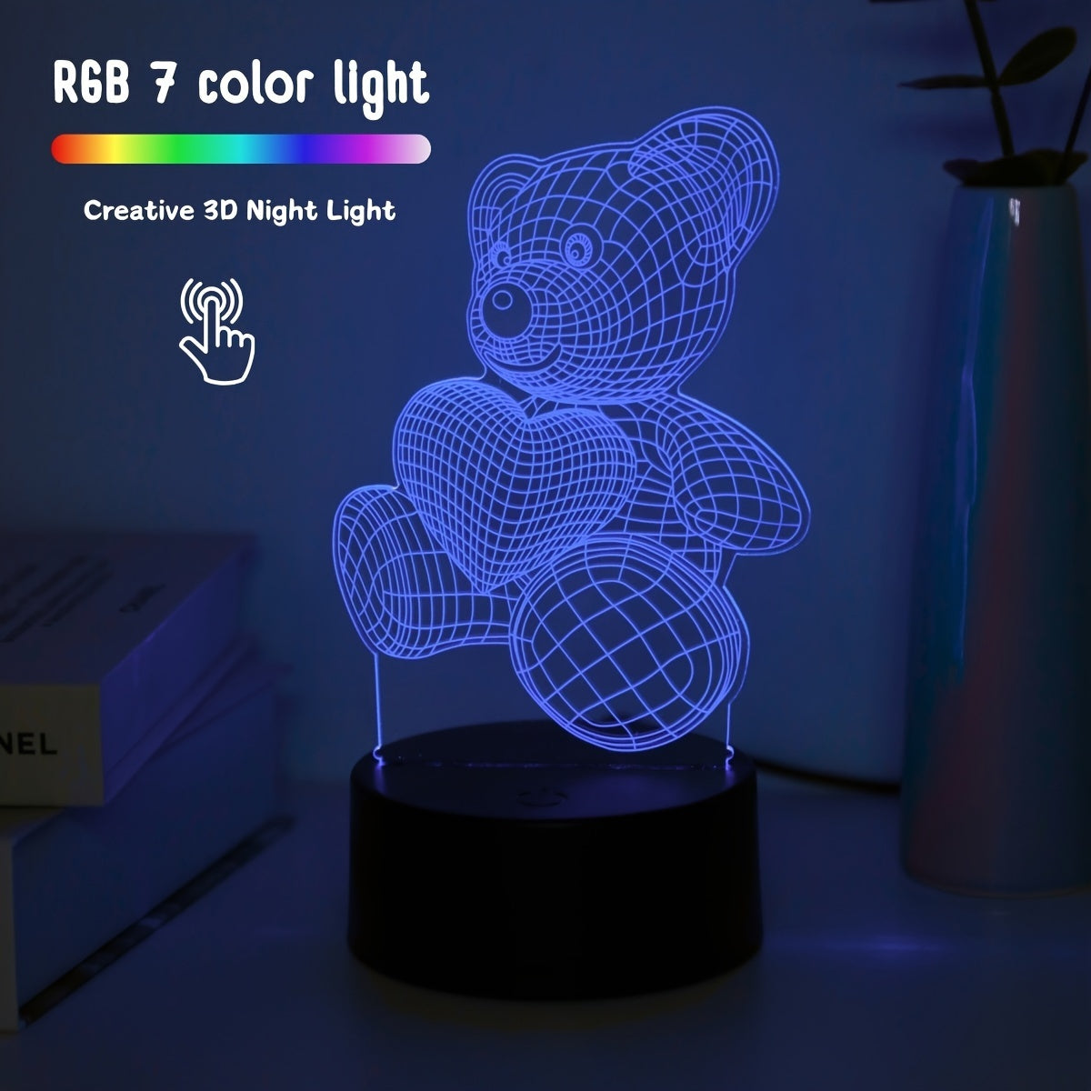 LumiBear – 3D Illusion Night Light Teddy Bear