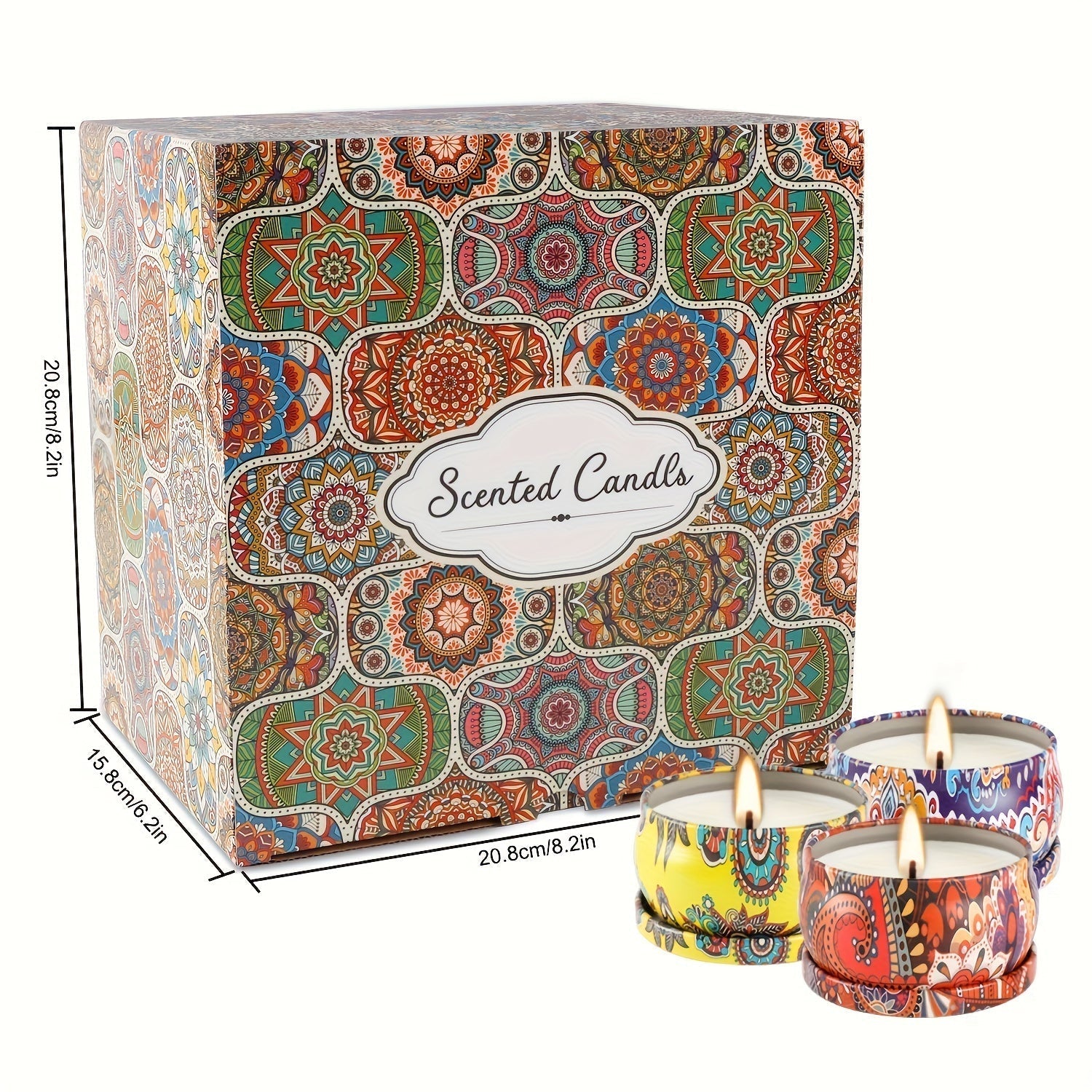 ValentineGlow – Romantic Scented Candles Set of 36