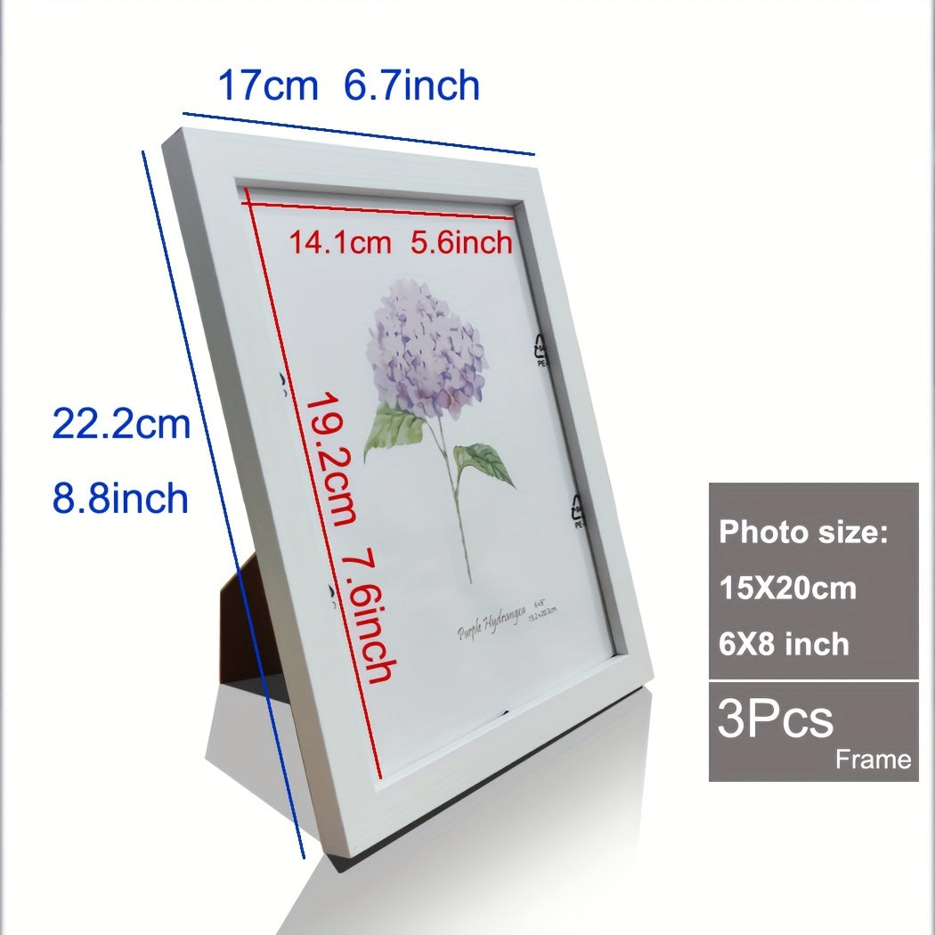 Timeless Memories - Set of 3 Wooden Frames