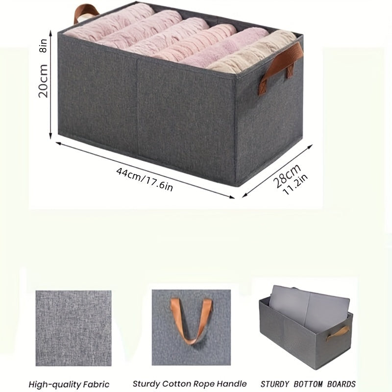 ChicOrganize - Elegant Folding Storage Baskets Set of 3