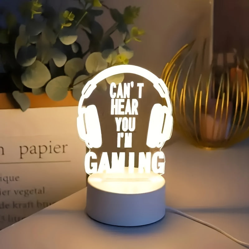 GameLamp - Compact LED Table Lamp with USB