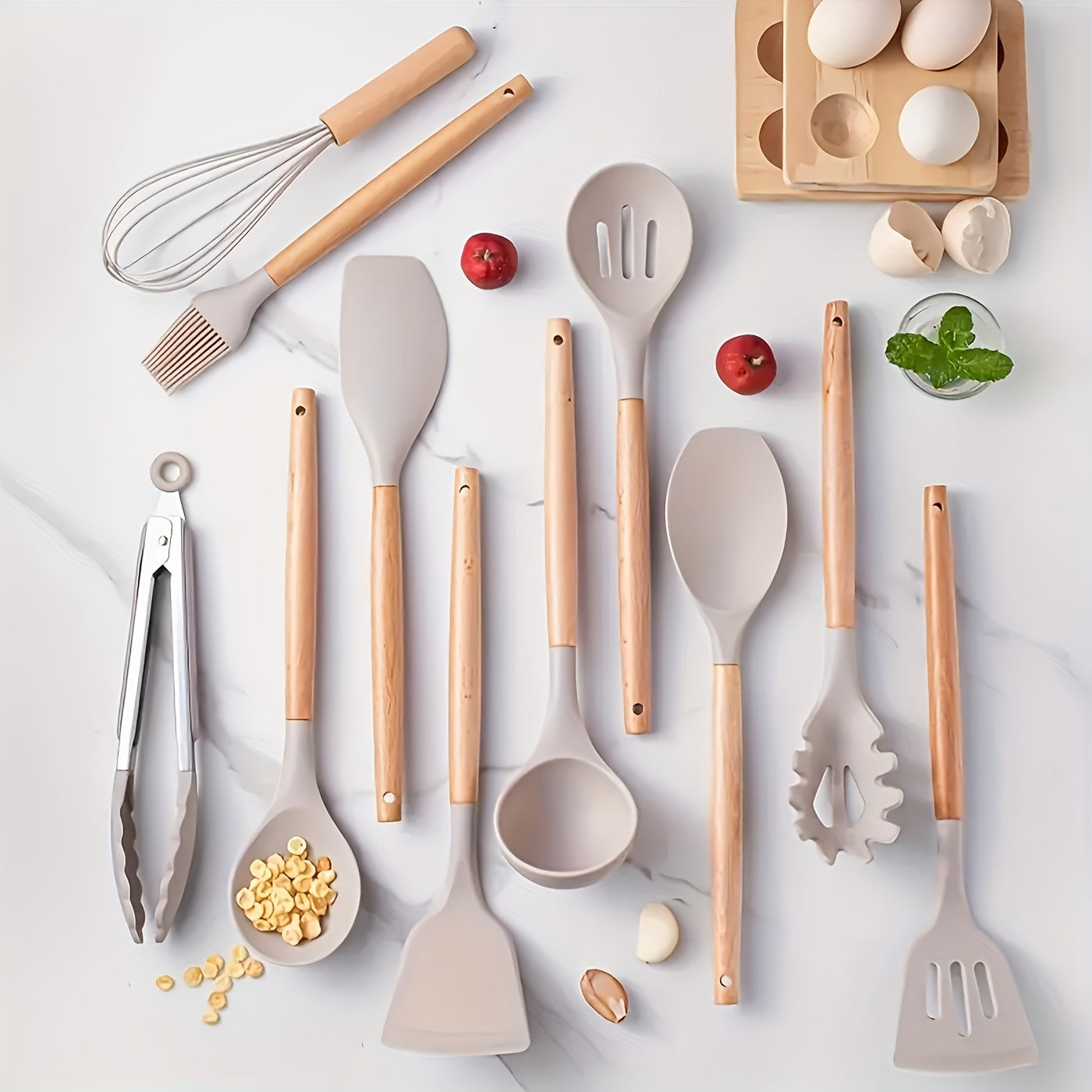 Canaya - Luxury Silicone Kitchen Utensil Set (12-piece)