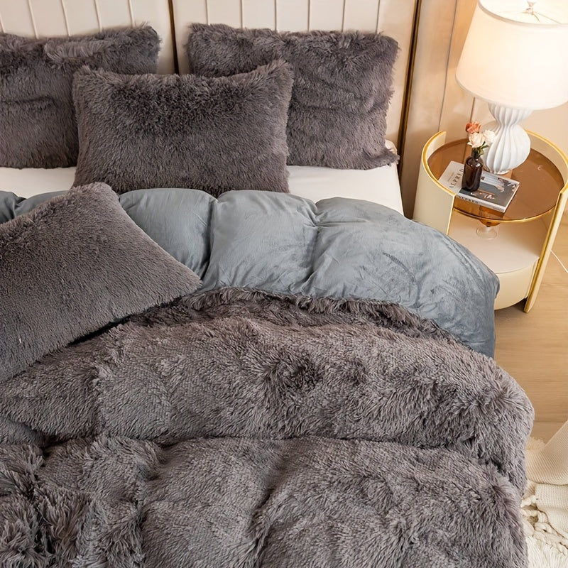 Ultra Plush Plush Bedding Set with Zipper - Luxury &amp; Comfort