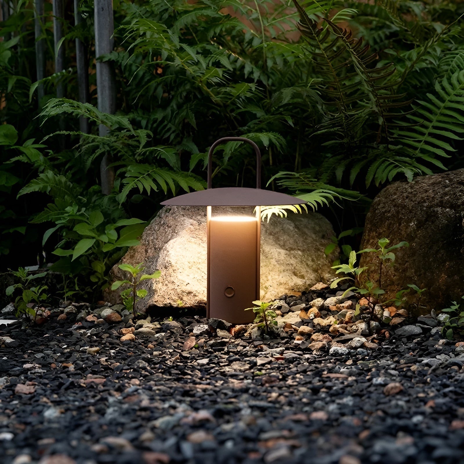 GlowLight Garden Light – Magical LED Table Lamp for Outdoor Use, Water Resistant &amp; Rechargeable