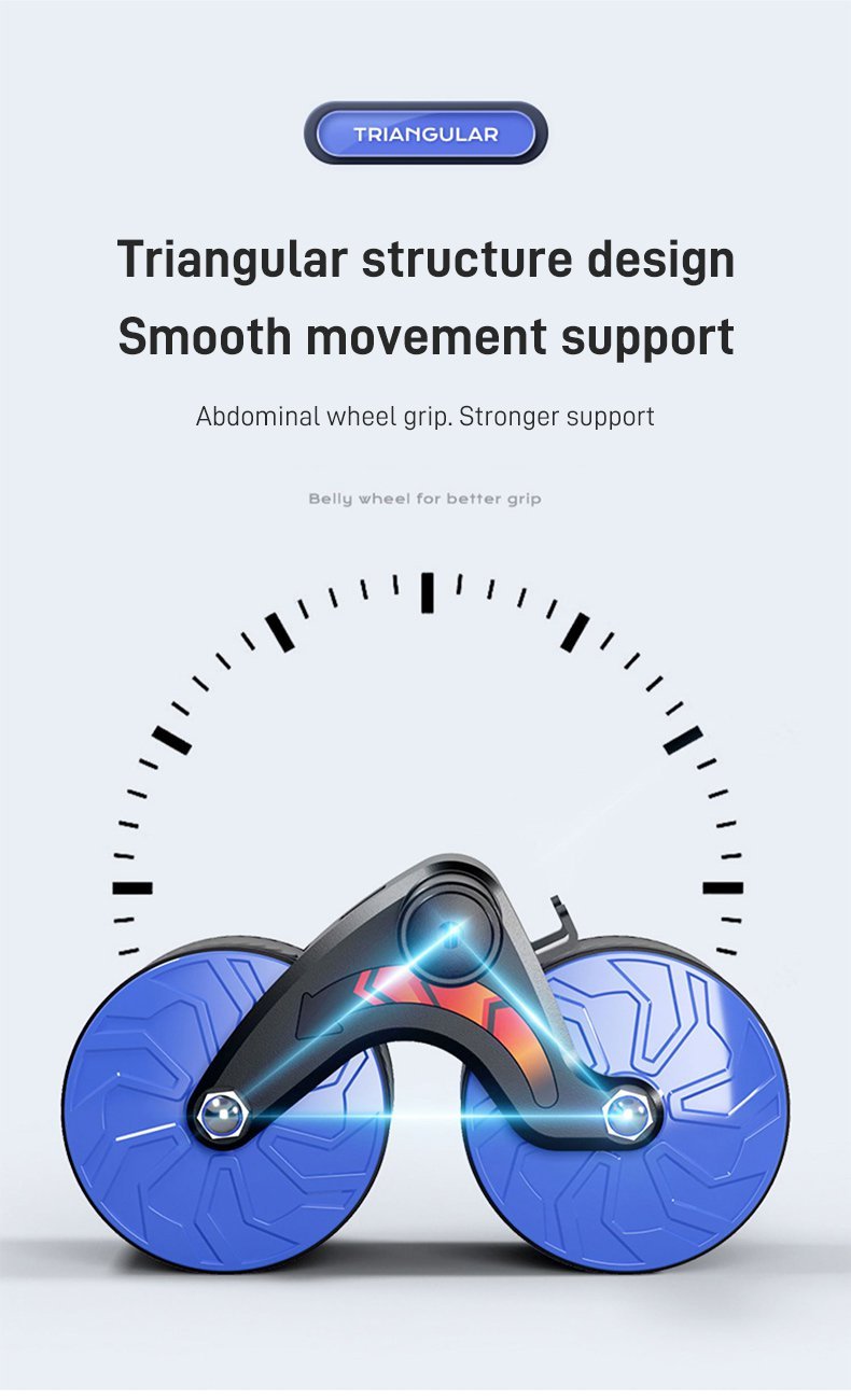 CoreMaster Wheels - Adjustable Ab Roller with Antislip