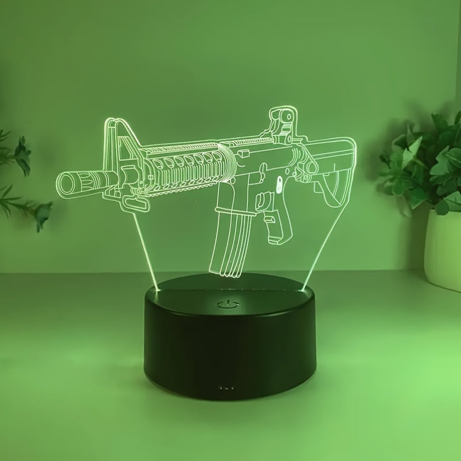 GeoLume - 3D LED Desk Lamp with Touch