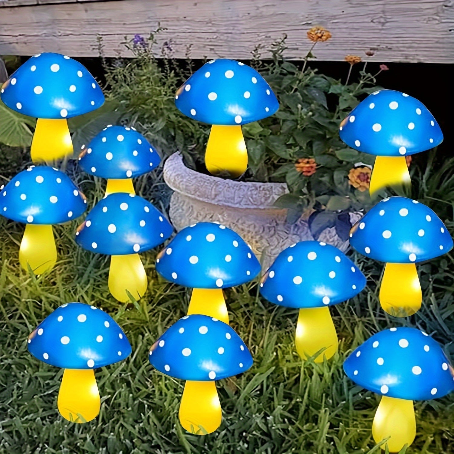 SolarGlow Lamp - Energy Efficient Garden Lighting with 8 Modes