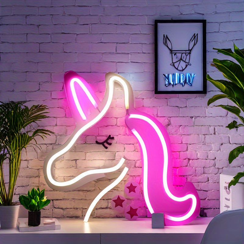 NeonMagic Ljus – Magisk Rosa LED Vägglampa