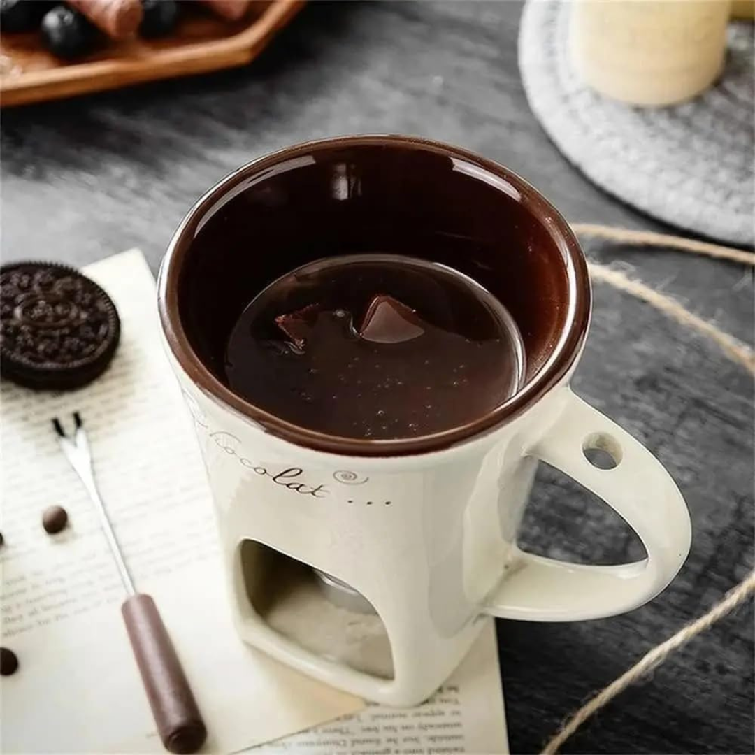 ChocoFondue - Elegant Bowl for Meltable Chocolate and Cheese