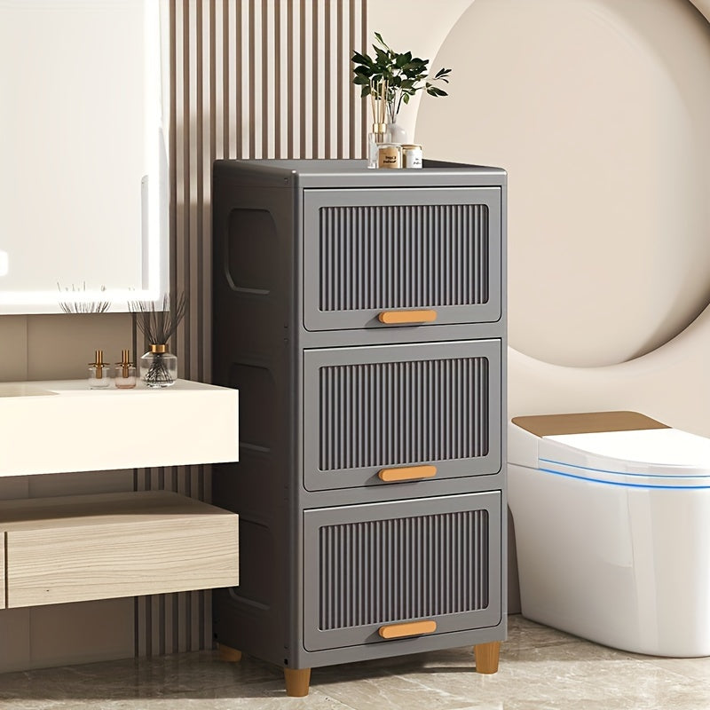 SleekStorage - Waterproof Flip-Top Storage Cabinet for the Home