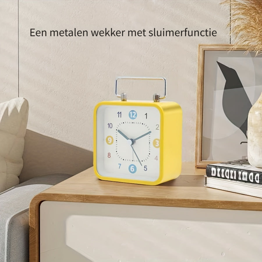 TimeCube Clock - Stylish Square Alarm Clock with Night Light